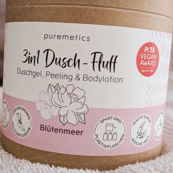 3in1 Dusch-Fluff „Blütenmeer“ 250 g