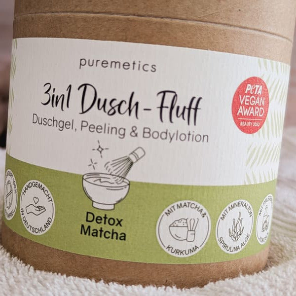 3in1 Dusch-Fluff „Matcha“ 250 g