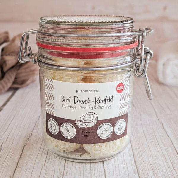 3in1 Dusch-Konfekt „Coconut Cream“ 200 g