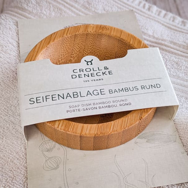 Seifenschale aus Bambus, rund