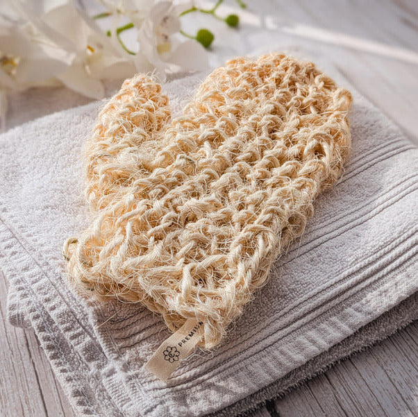 Sisal Badehandschuh – Wellness für Zuhause