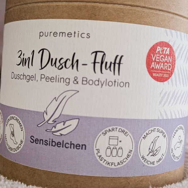 3in1 Dusch-Fluff „Sensibelchen“ 250 g