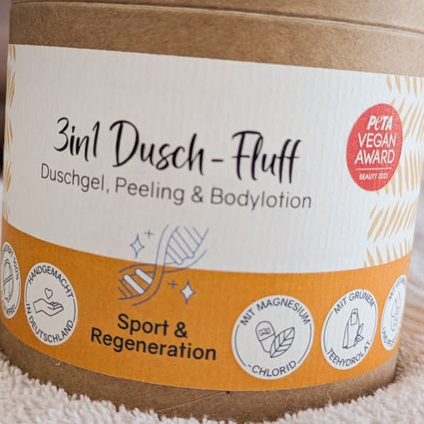 3in1 Dusch-Fluff „Sport & Regeneration“ 250 g