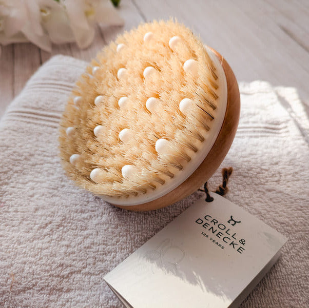 Badebürste mit Massage Noppen und Knauf