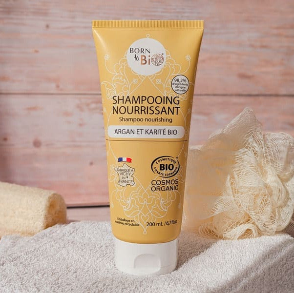 Born to Bio® Nährendes Shampoo mit Arganöl und Sheabutter 200 ml