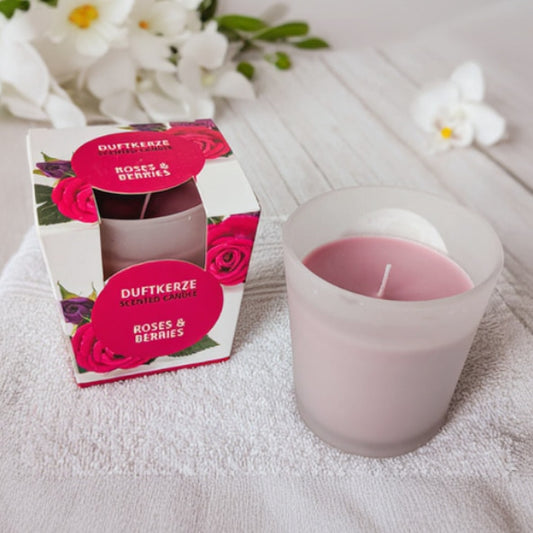 Duftkerze im Glas Roses & Berries