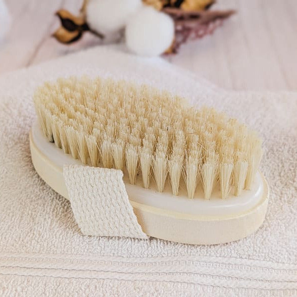 2 in 1 Körpermassagebürste für trockene Haut