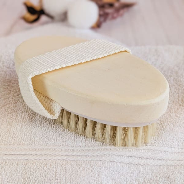 2 in 1 Körpermassagebürste für trockene Haut
