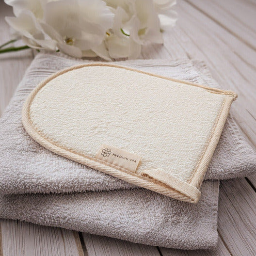 Luffa Massage Handschuh