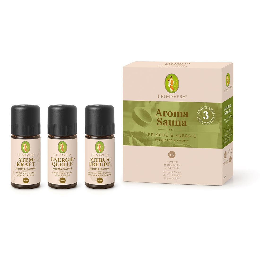 Aroma Sauna Set Frische & Energie 3x10 ml