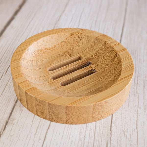 Seifenschale aus Bambus, rund