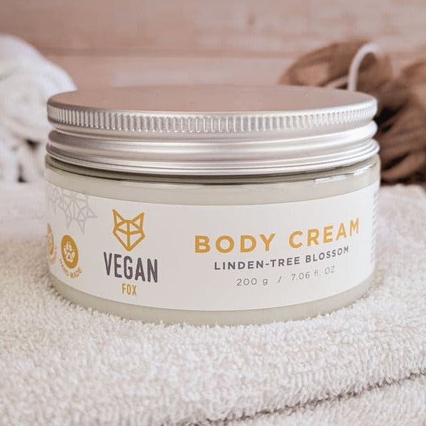 Vegan Fox® Feuchtigkeitscreme mit Lindenblüte für den Körper 200 g